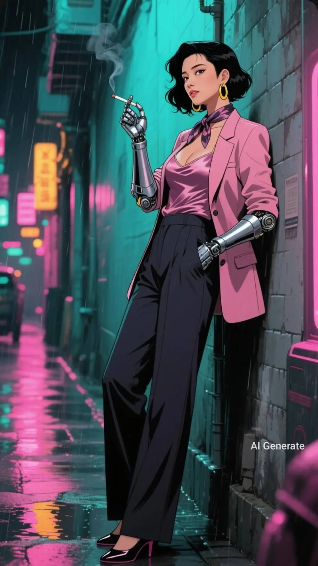 ai character: Sable background