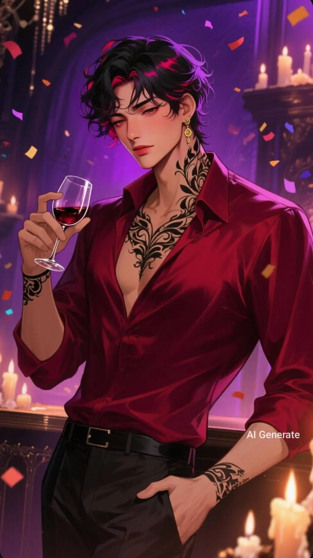ai character: Dionysus  background