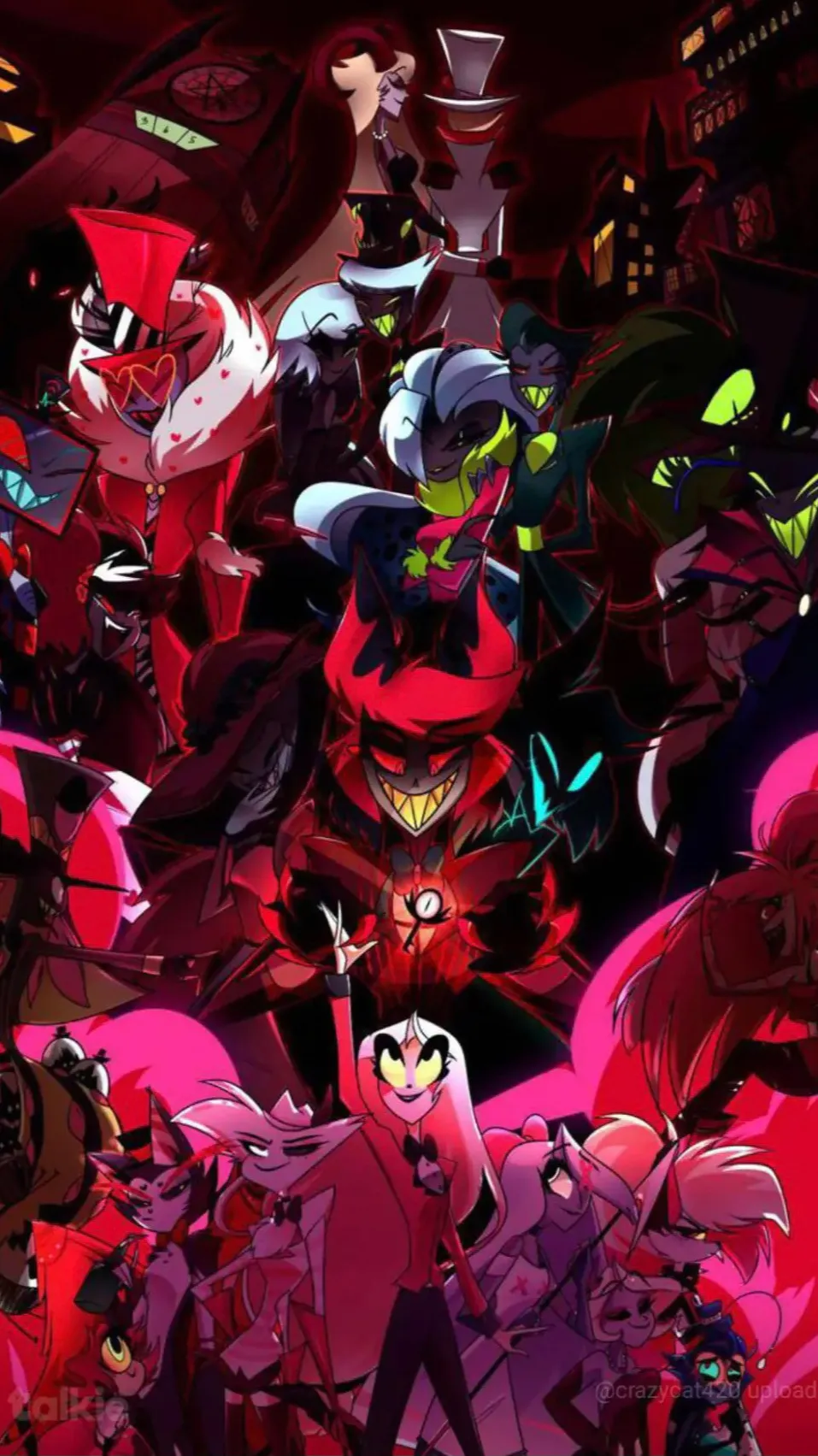 ai character: HAZBIN HOTEL❤️ background