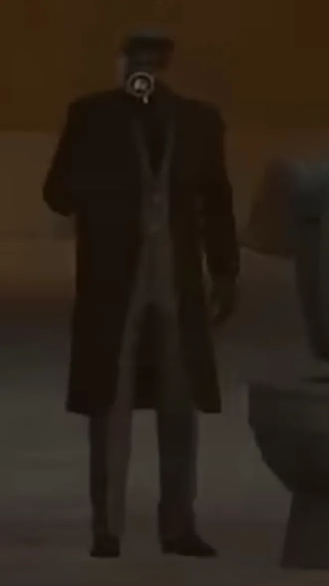 ai character: Plunger cameraman background