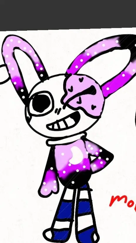 ai character: mooine the bunny background