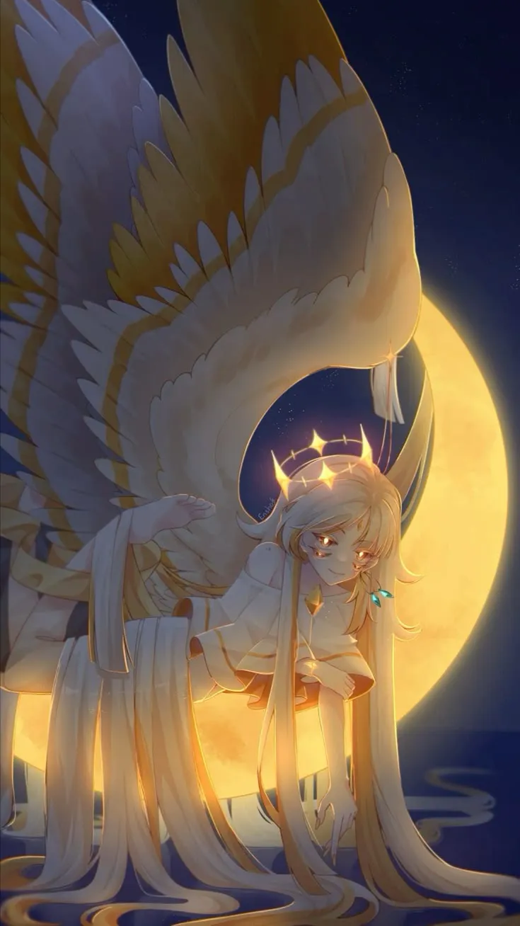 ai character: Angels background