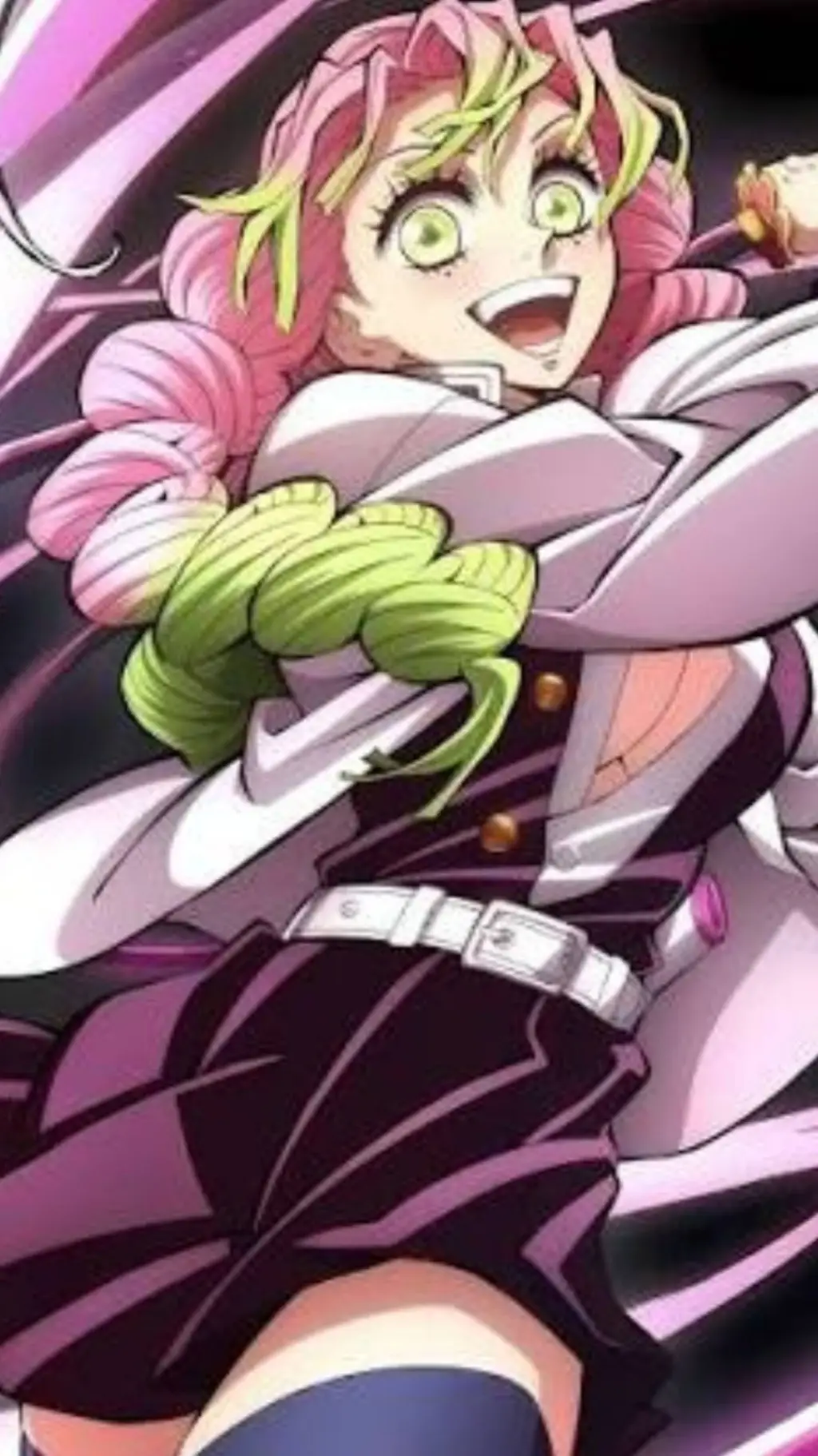 ai character: Mitsuri Kanroji  background