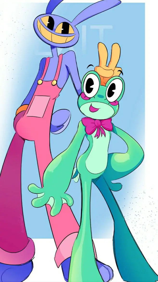 ai character: jax and ribbit♡ background