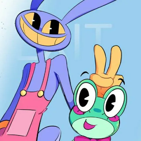 chat with ai character: jax and ribbit♡