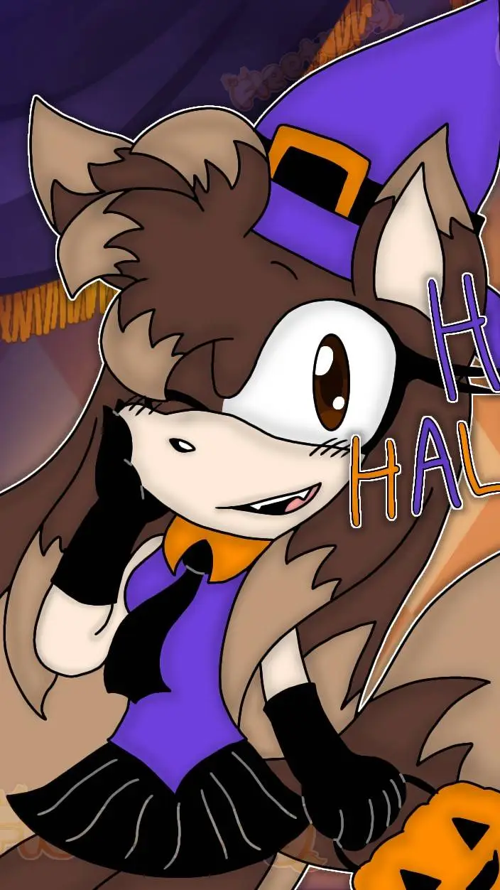 ai character: Halloween :D background