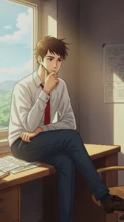 ai character: Adam your boss  background