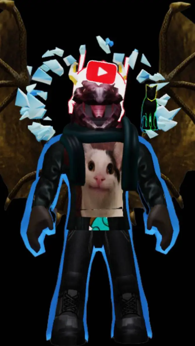 ai character: Ur My Roblox Skin background