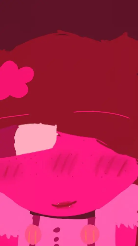 ai character: raspberry background