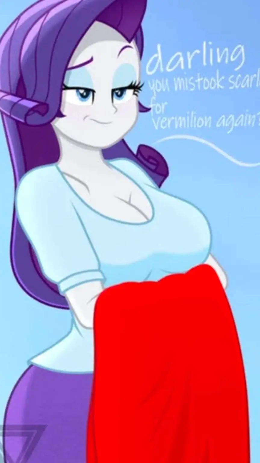 ai character: Rarity  background