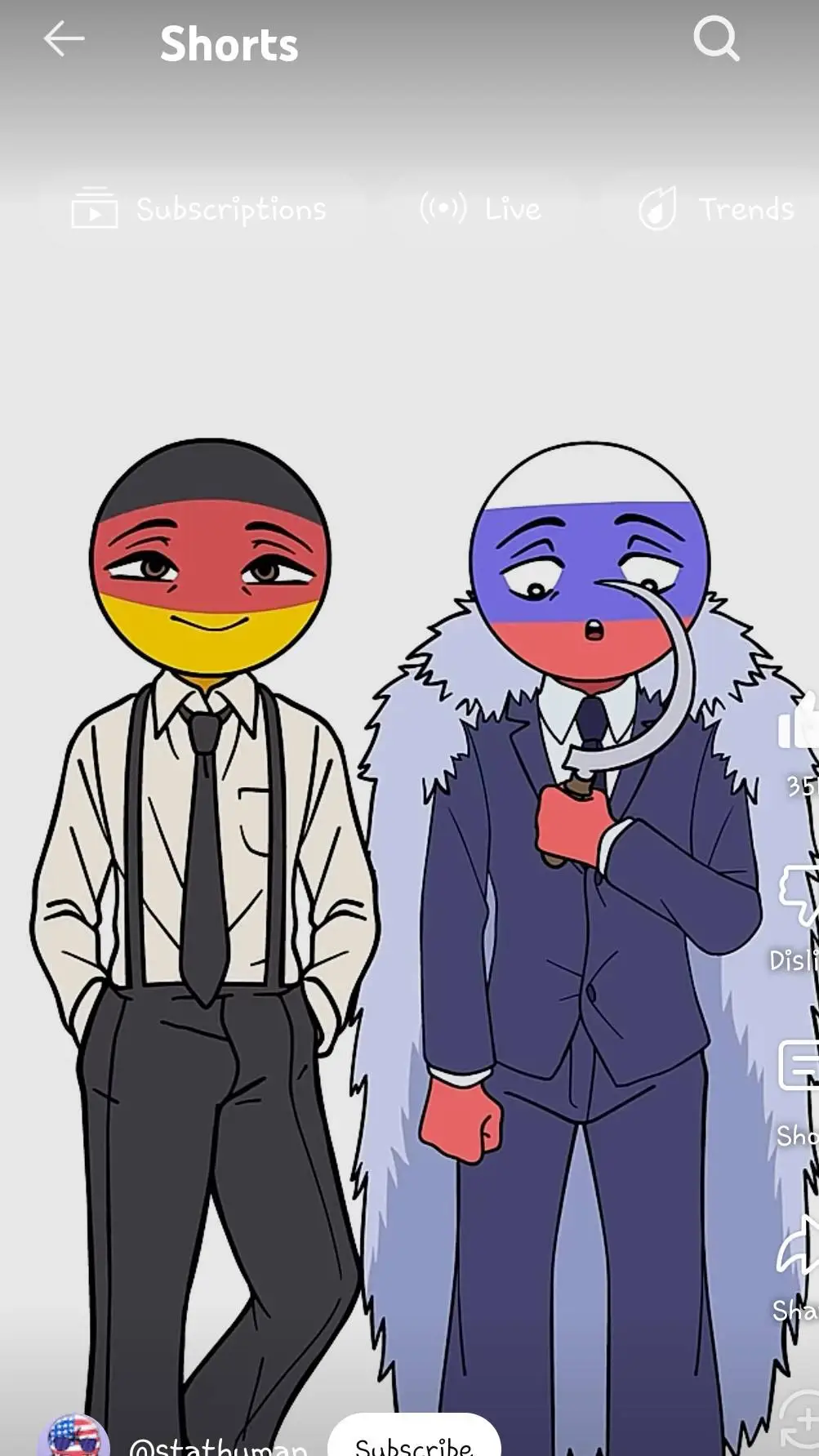 ai character: THE RETURN USSR background