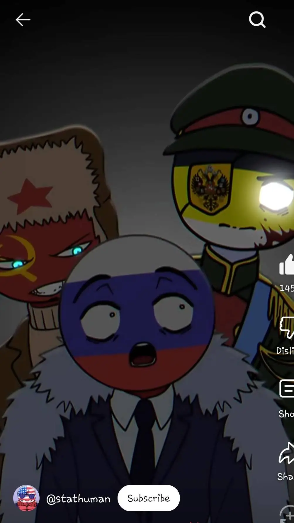 ai character: Russia's family 💀 background