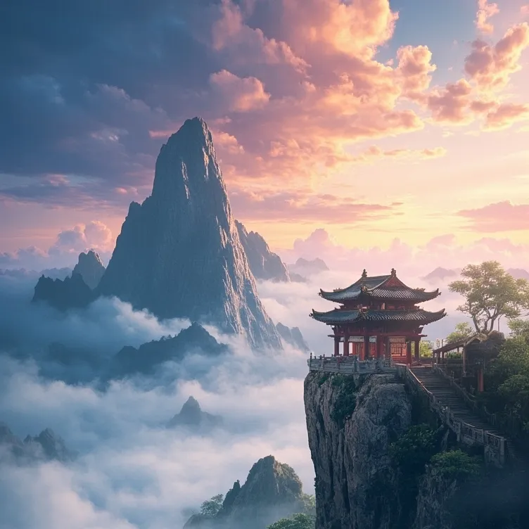 chat with ai character: 仙界玉台山