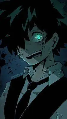 ai character: villan deku au background