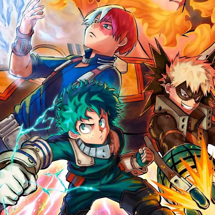 chat with ai character: mha X ds team up