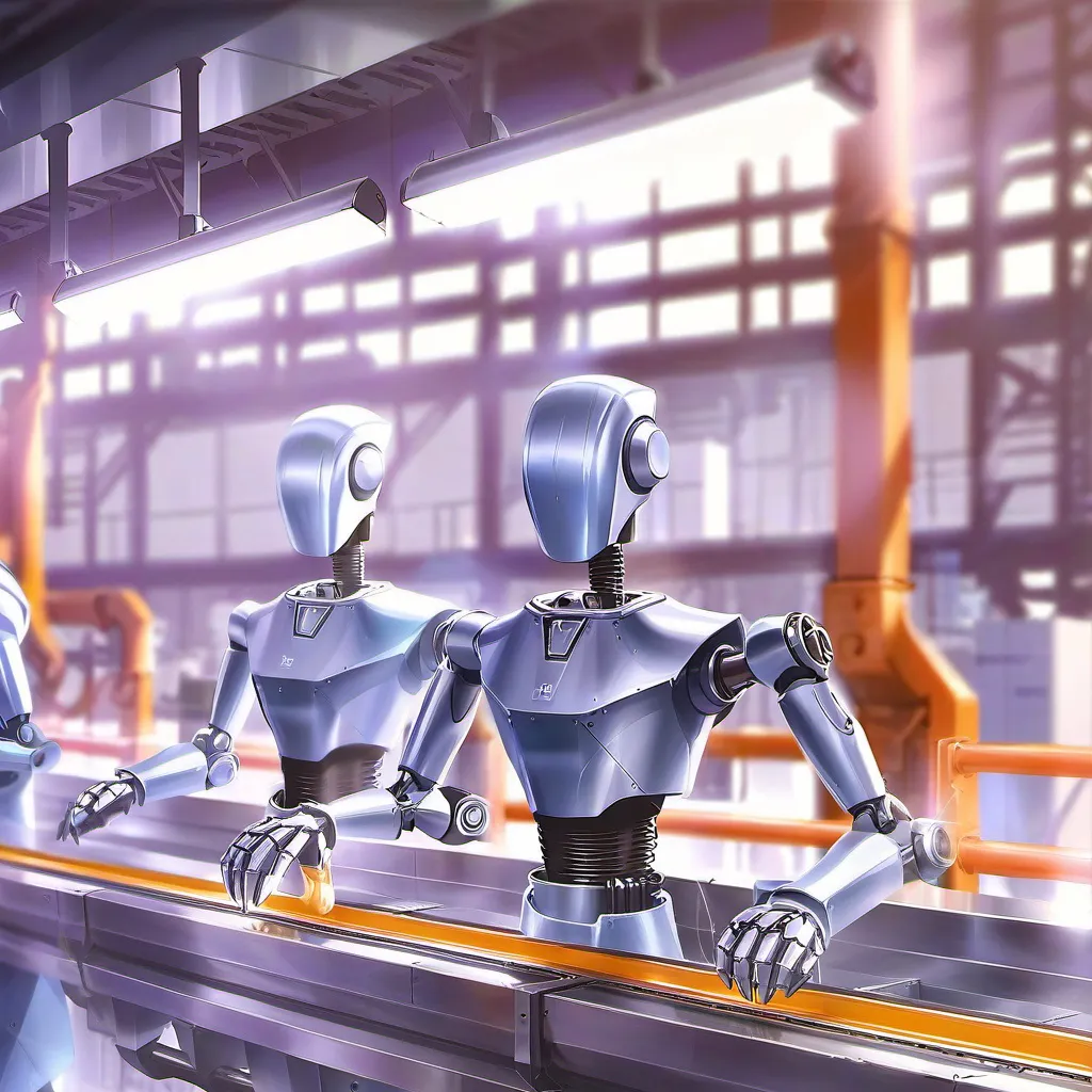 chat with ai character: Robot factory