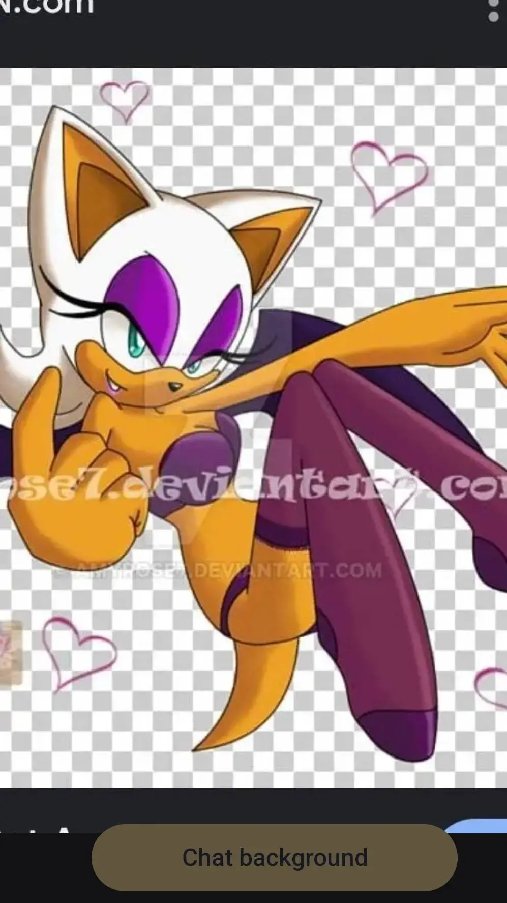 ai character: bed with rouge background