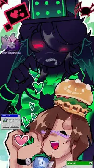 ai character: PoisonBurger(1x) background