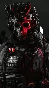 ai character: ghost background