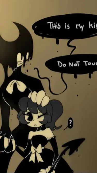 ai character: Claire and bendy background