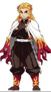 ai character: Kyōjurō Rengoku background