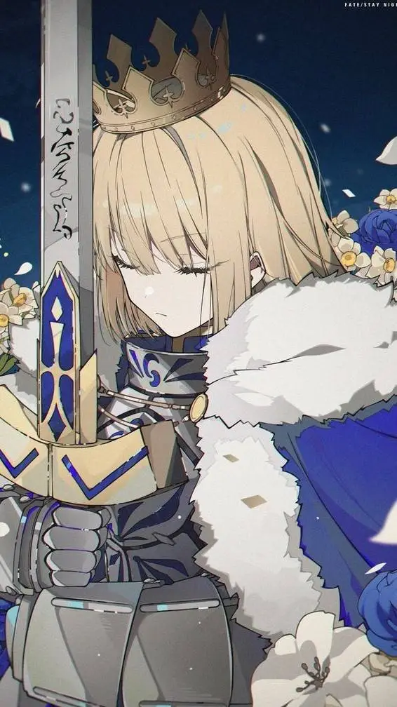 ai character: Artoria Pendragon  background