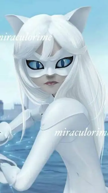 ai character: Lady blanc background