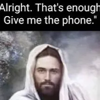 chat with ai character: Give me the phone 