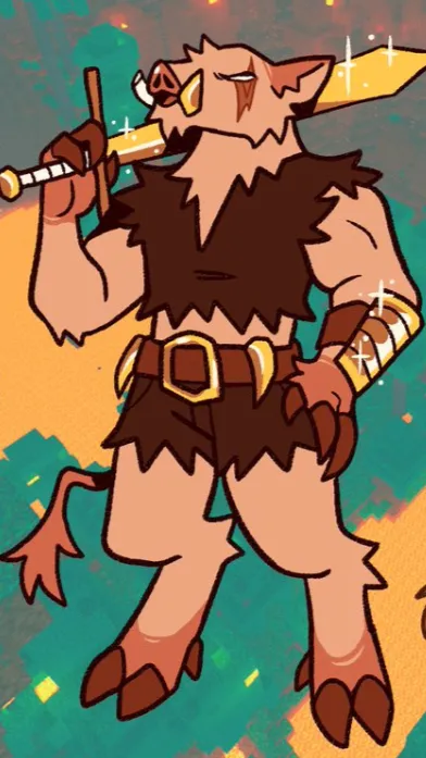 ai character: Grumm background