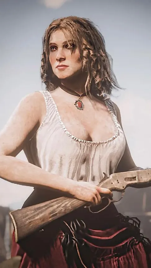 ai character: Karen Jones  background