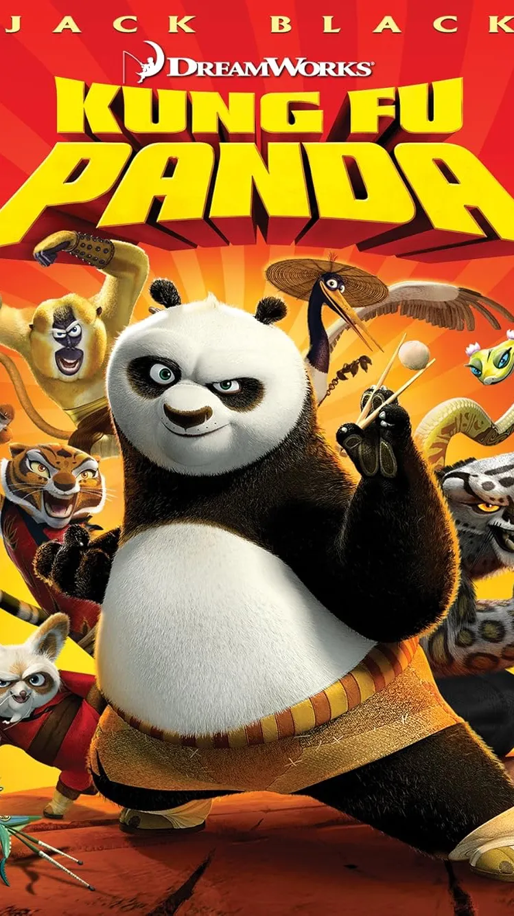 ai character: Kung Fu Panda  background