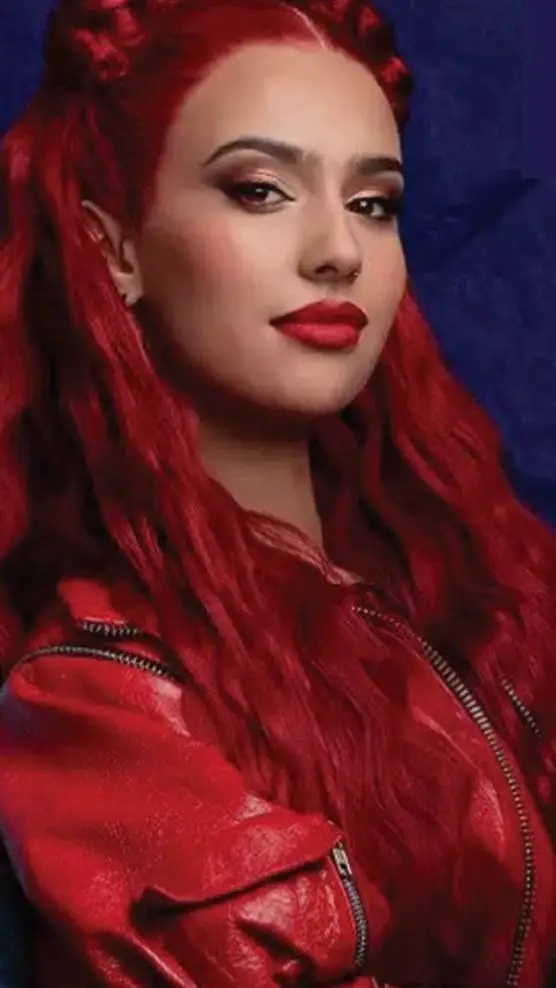 ai character: red background