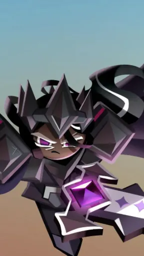 ai character: Dark cacao cookie background