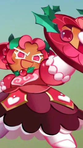 ai character: Hollyberry cookie! background
