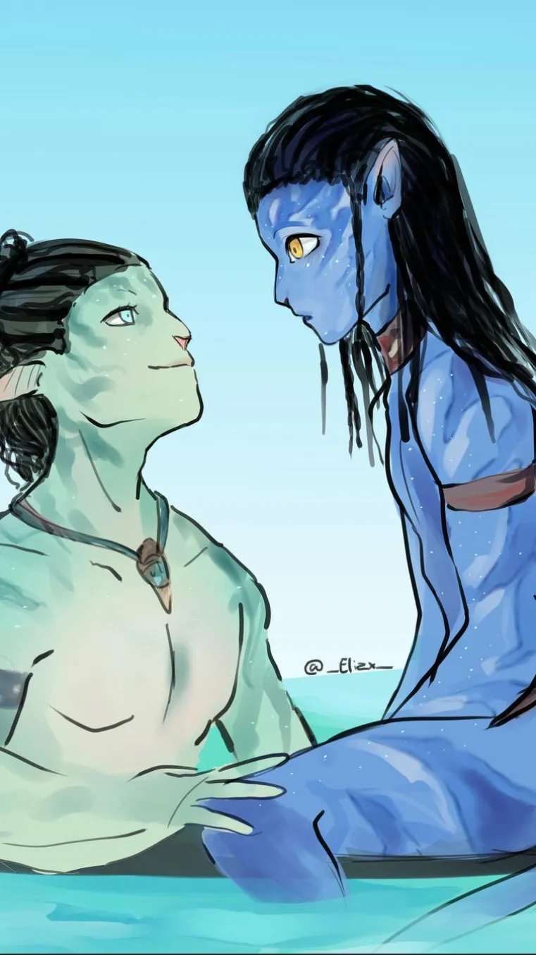 ai character: Aonung x Neteyam  background