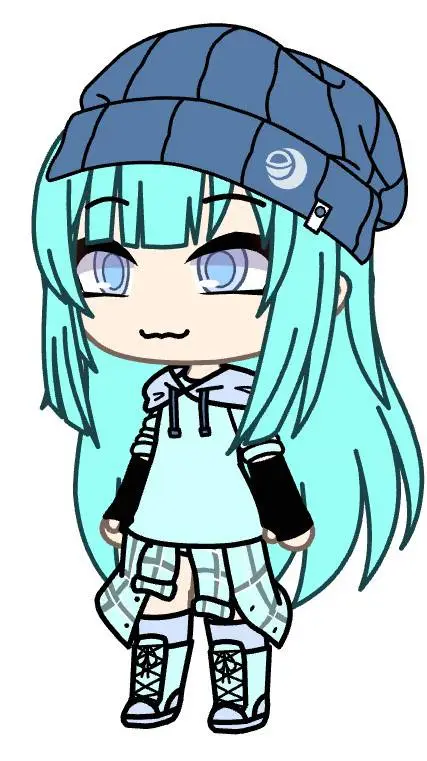 ai character: ice  background