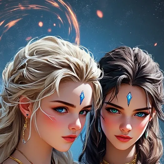 chat with ai character: twin tooking away