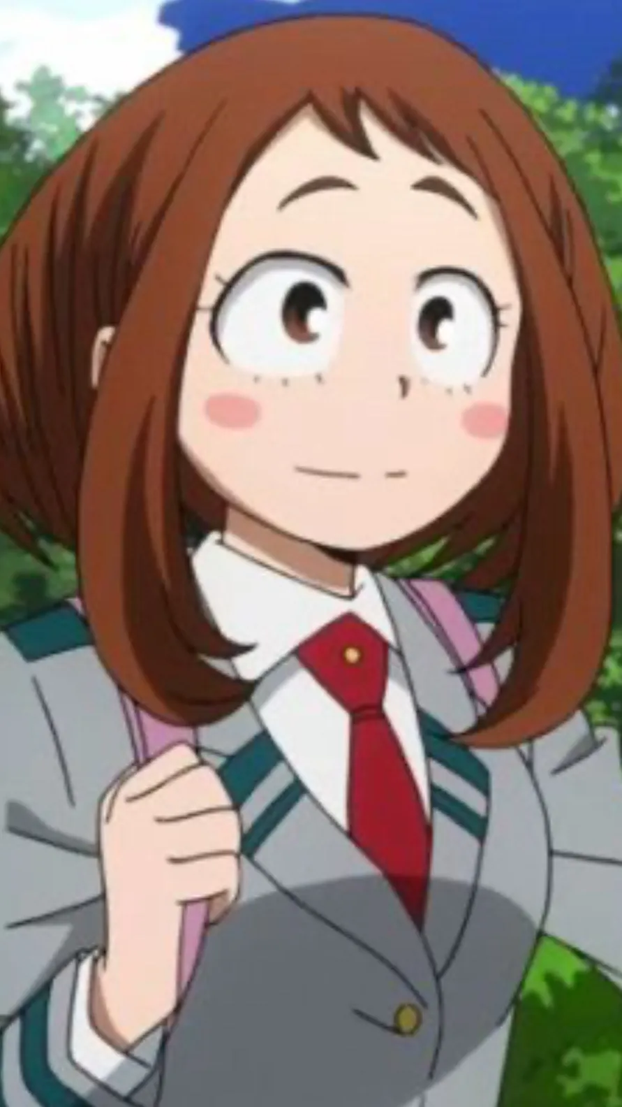 ai character: Ochaco uraraka background