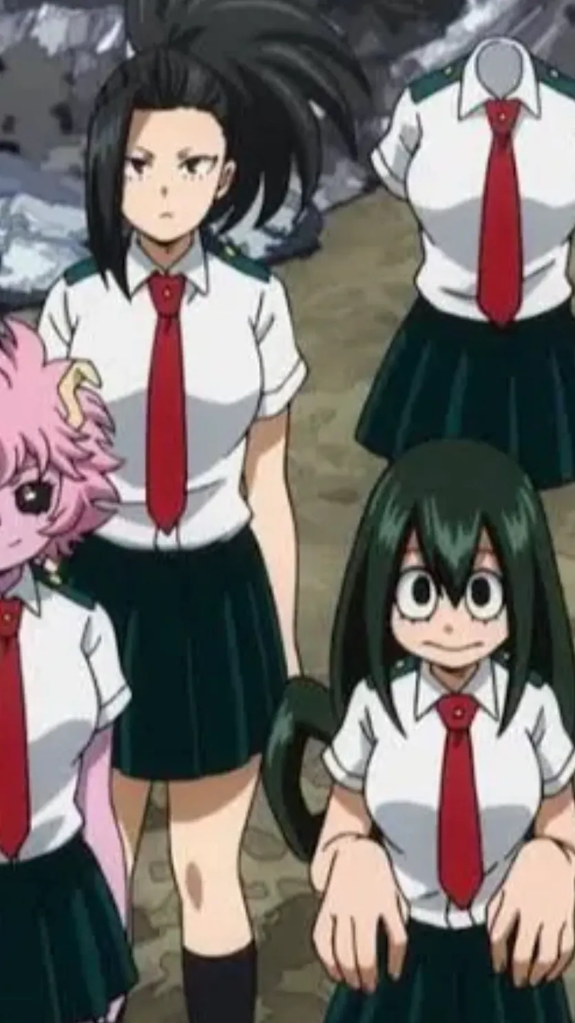 ai character: Class 1-A girls background