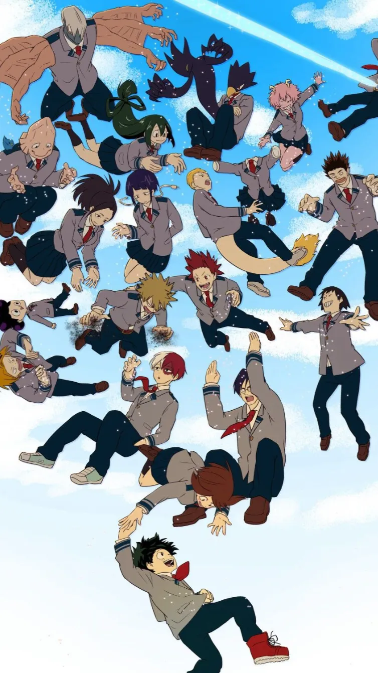 ai character: MHA ur birthday background