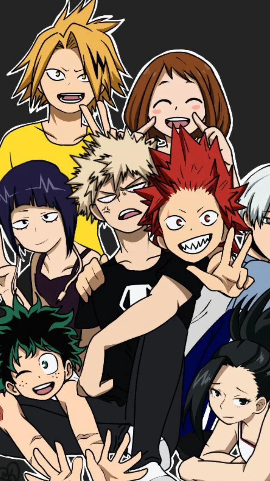 ai character: MHA shot background