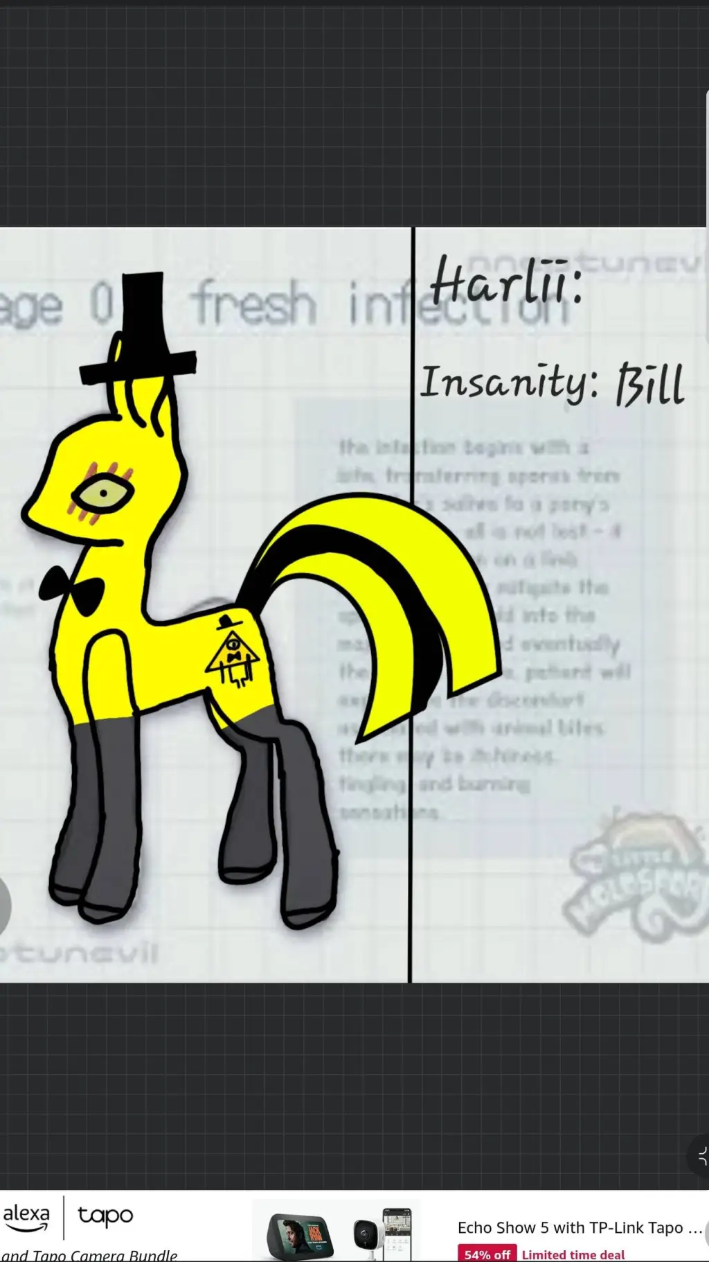 ai character: The bill infection background