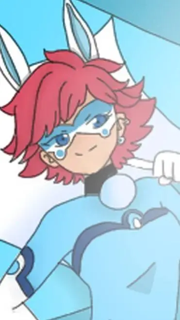 ai character: Bunnix or Bunnyx background