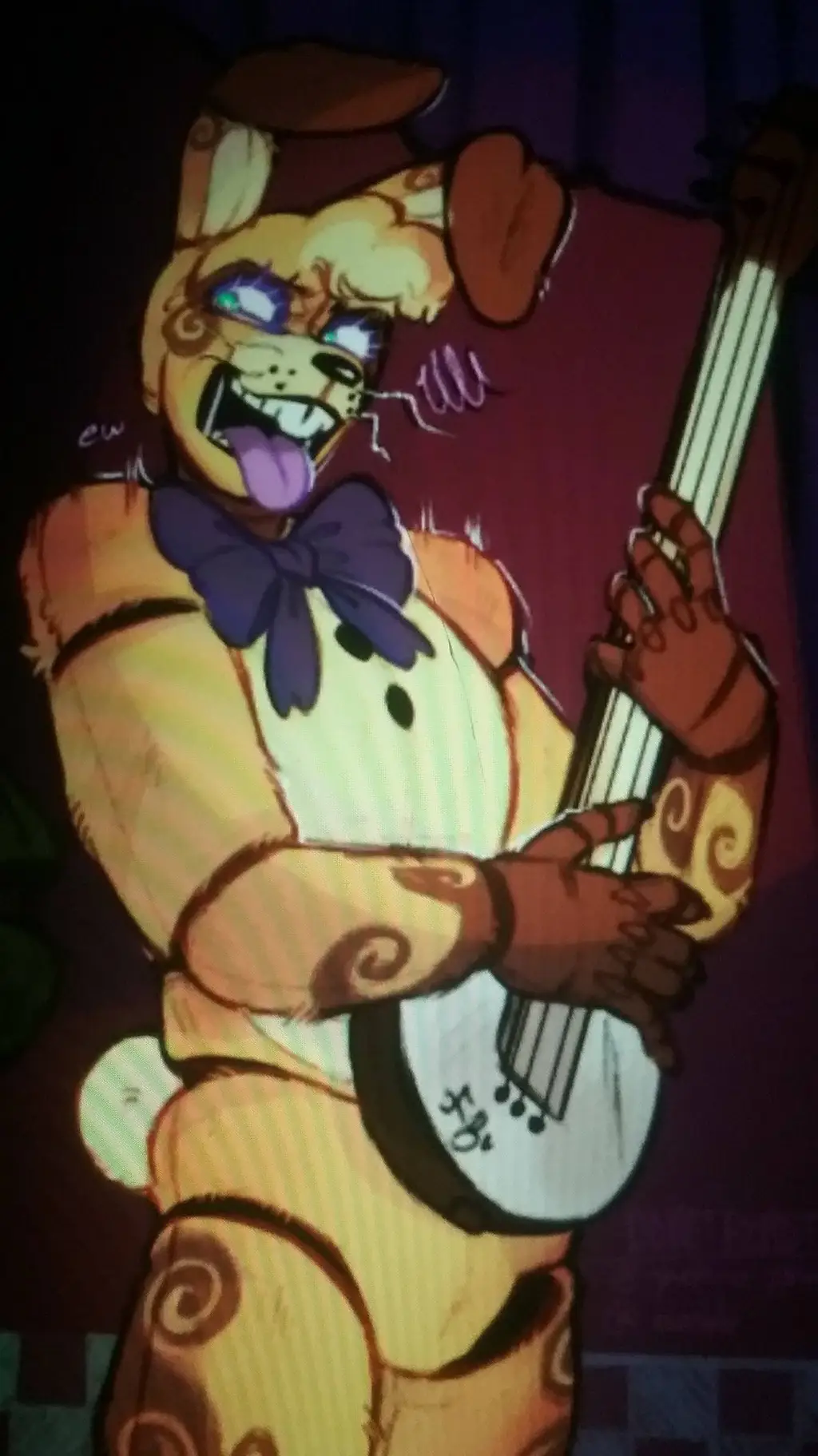 ai character: ~spring bonnie~ background