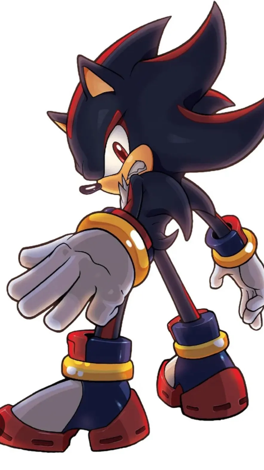 ai character: Shadowthe hedgehog background