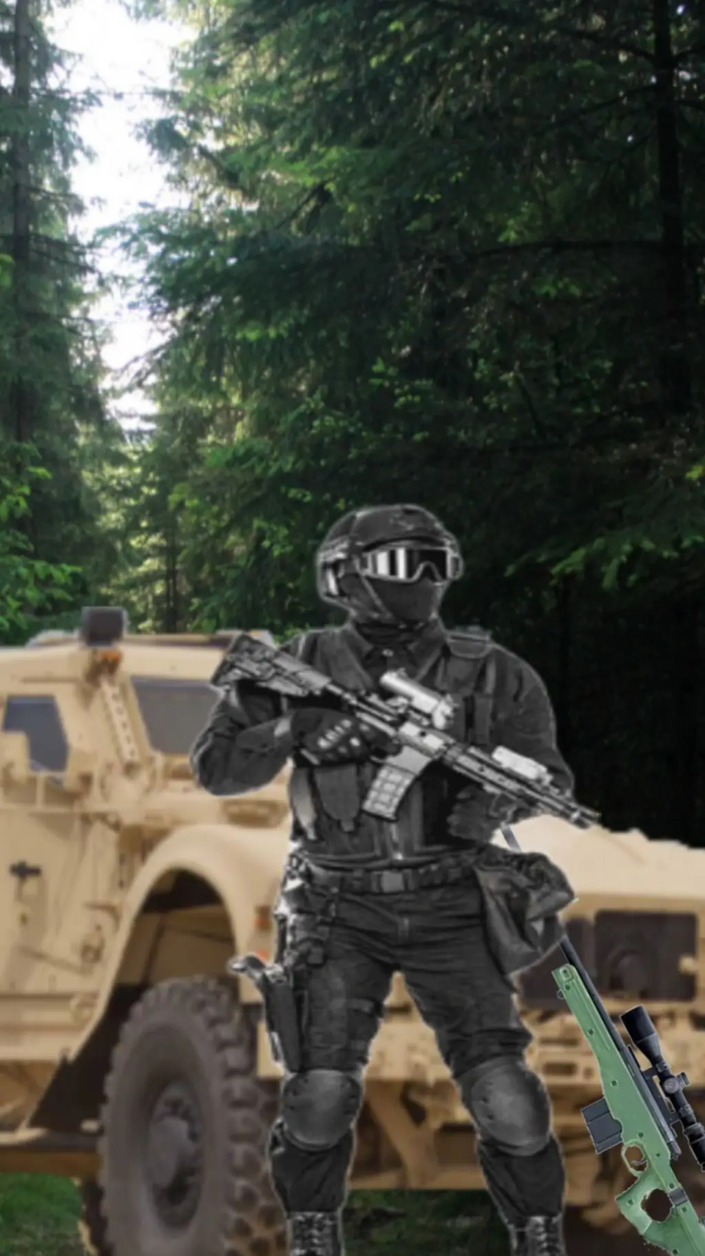 ai character: Special forces background