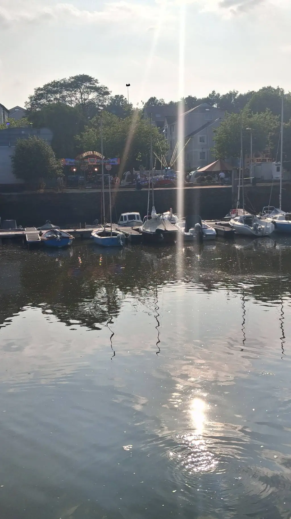 ai character: Kingsbridge quay background