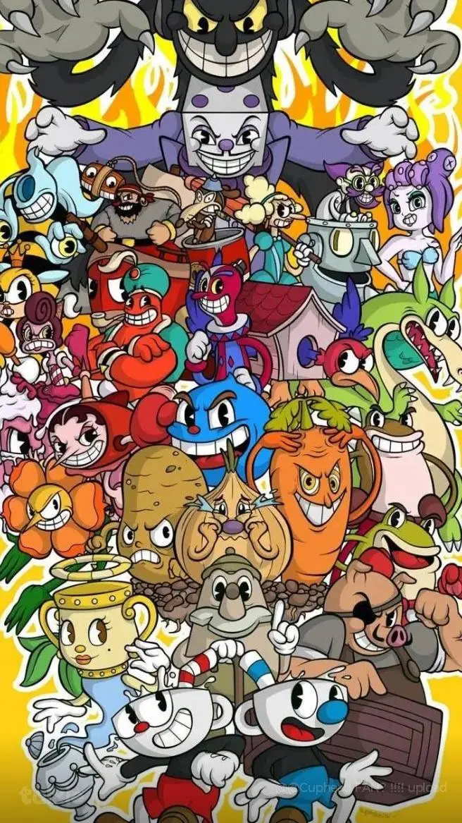 ai character: King dice!/cuphead background