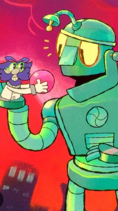 ai character: dr kahls robot 🤖✨🤓 background