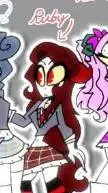 ai character: Ruby (requested) ❤ background